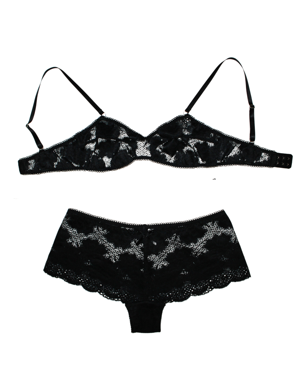 Black Floral Set - Limited