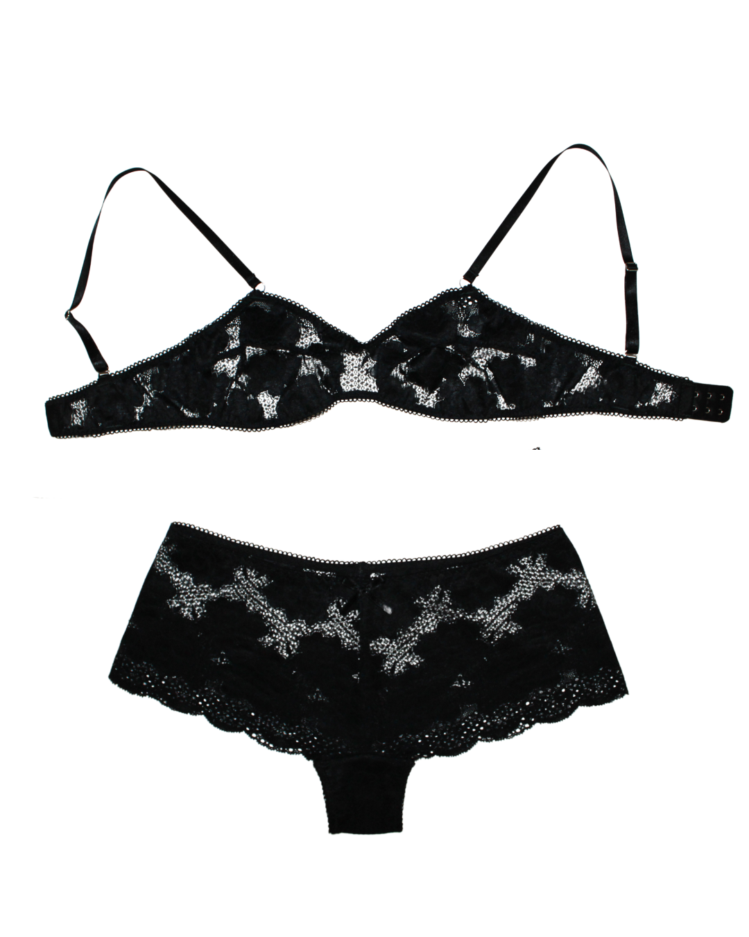 Black Floral Set - Limited