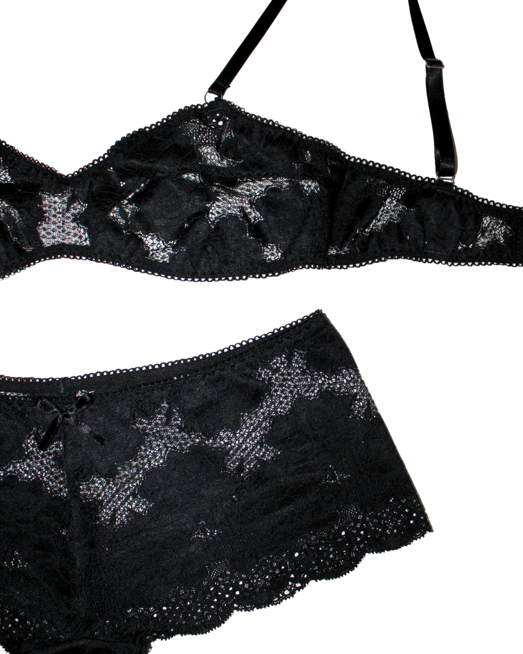 Black Floral Set - Limited