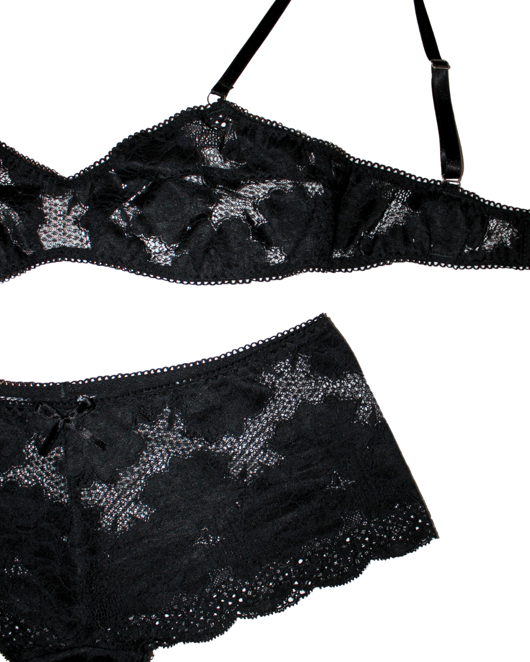 Black Floral Set - Limited