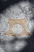 Bow Garter Belt - Sand
