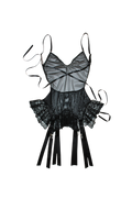 Vamp Dress - Black lace