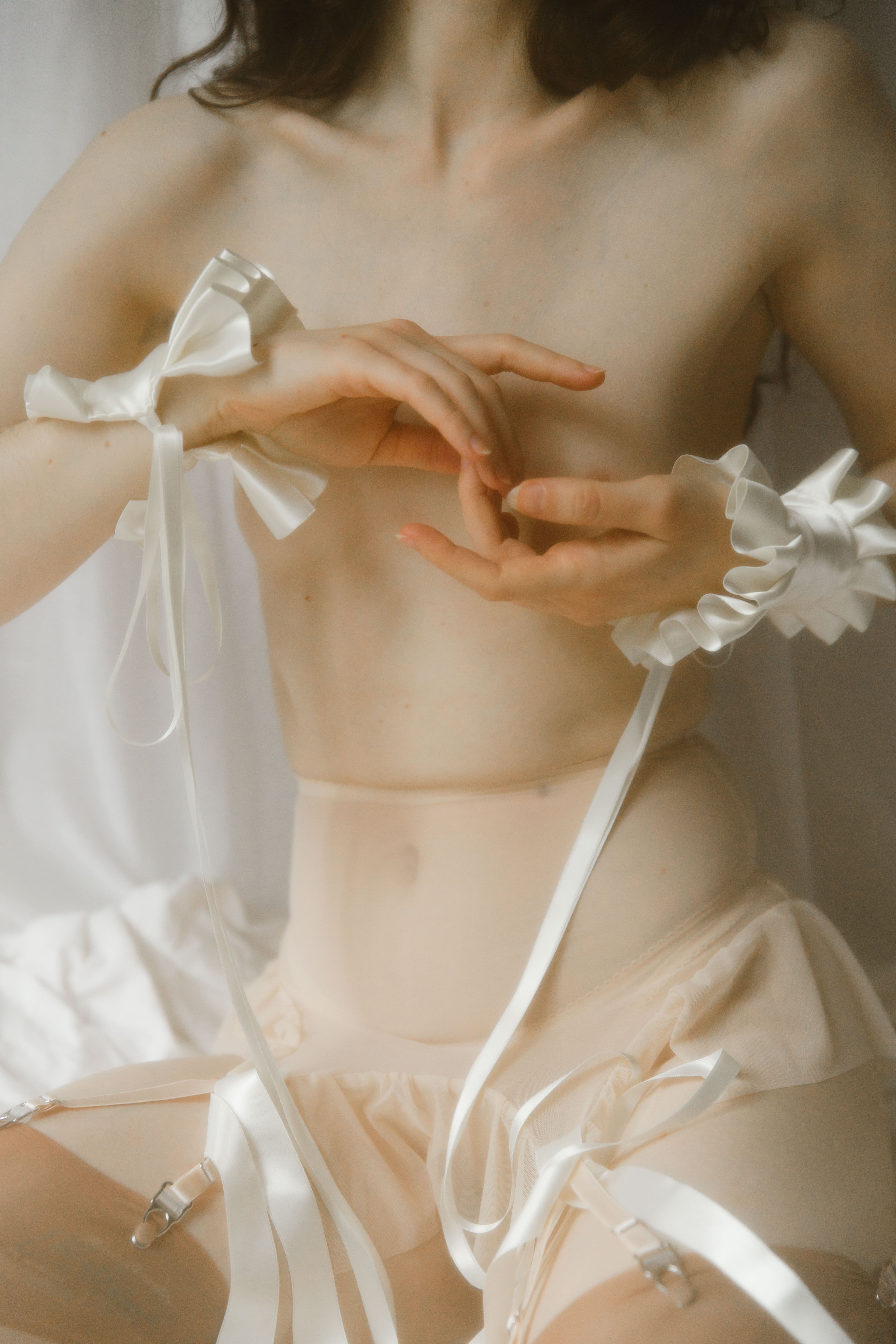 Garter skirt - Sand