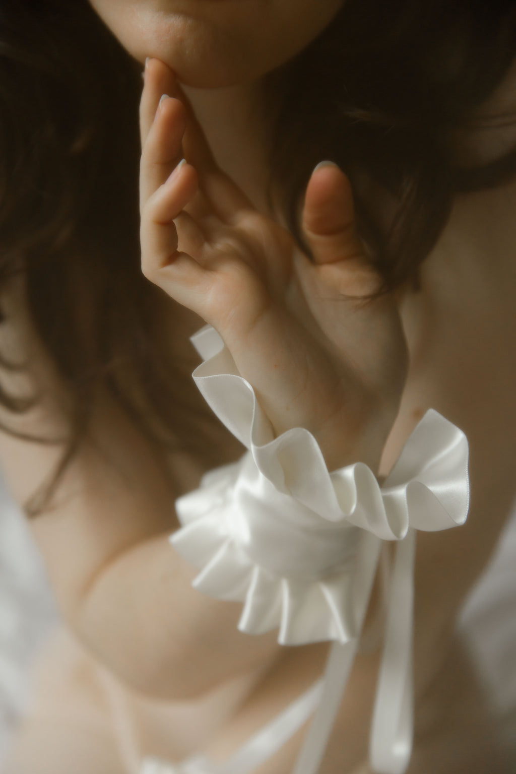 Satin Pleated Cuffs