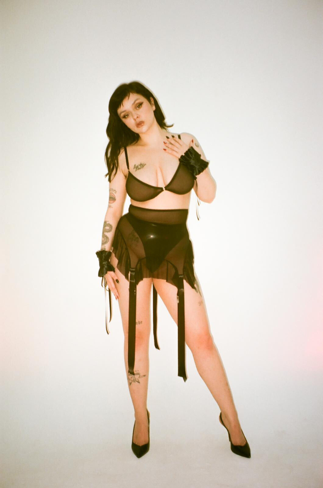Garter Skirt - Black
