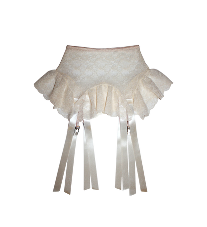 Lace Garter Skirt - Milky Way