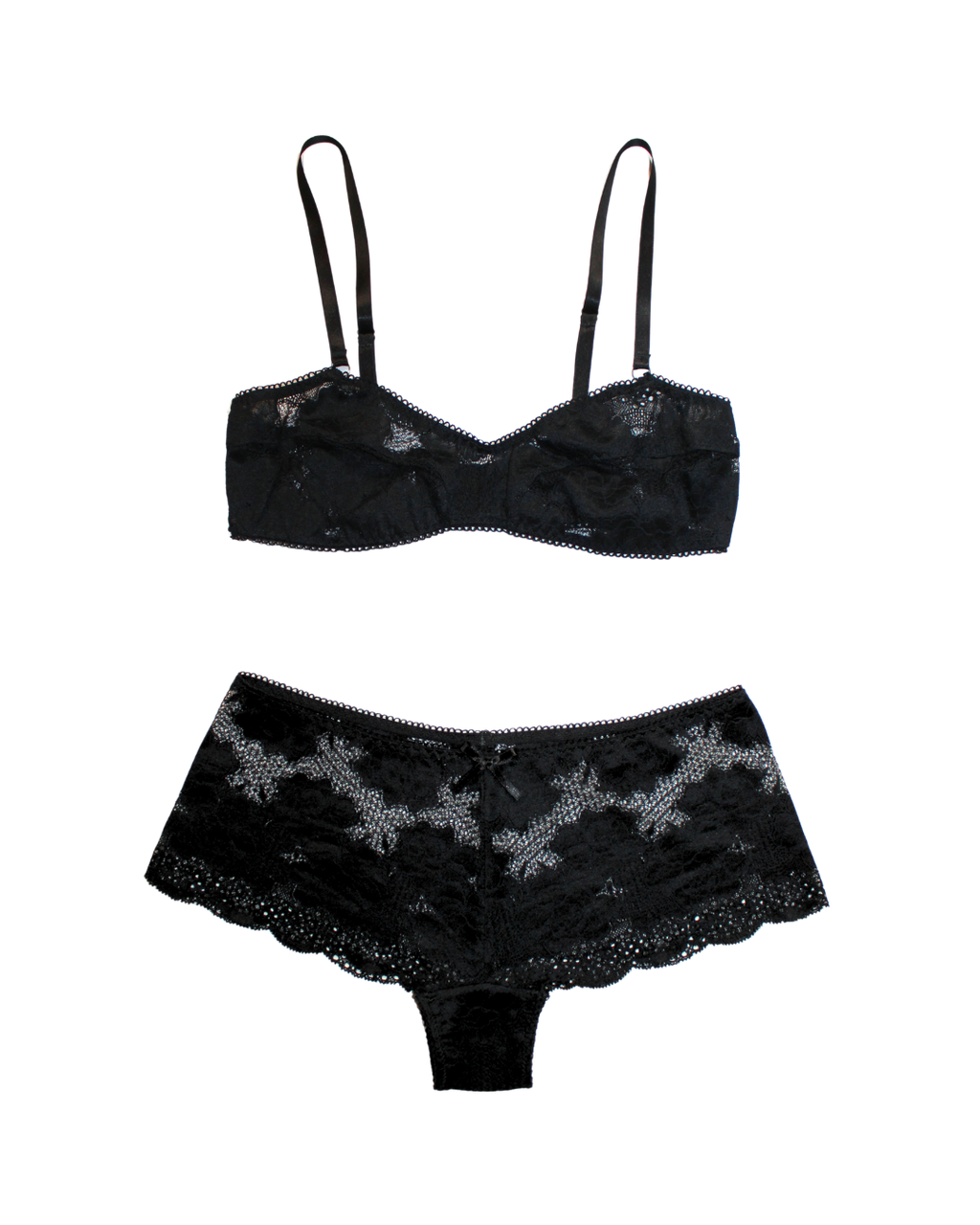 Black Floral Set - Limited