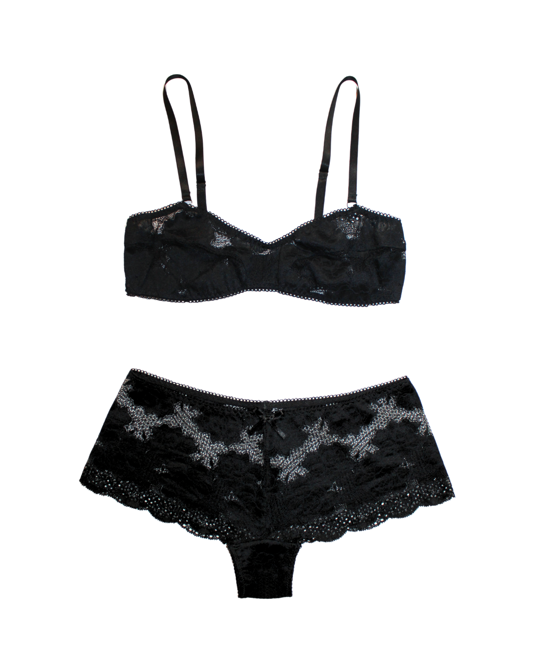 Black Floral Set - Limited