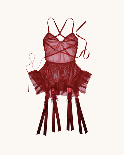 Cereza Dress - Wine